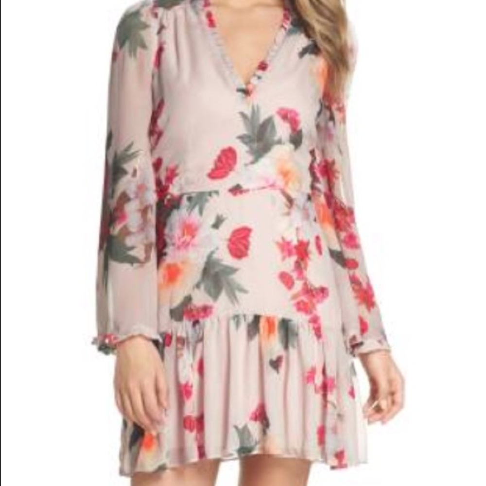 Cooper Street Floral Chiffon Dress